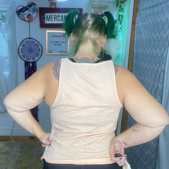 Juicy Couture Sport Peach & Red Juicy Tank Top Size Large - Picture 2 of 11